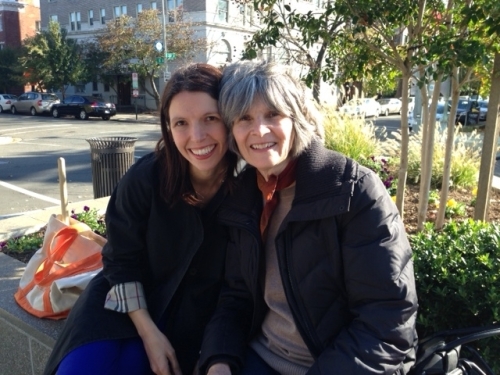Deborah Seabrooke and her daughter in D.C.